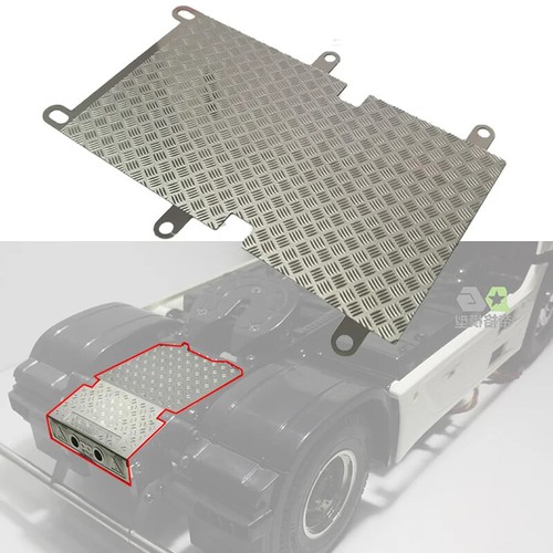 Metal skid plate - metal, tamiya