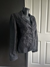 Y2K H&M black 100% linen smart