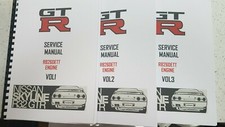 NISSAN R32 GTR SKYLINE WORKSHOP SERVICE MANUAL ENGINE RB26DETT REPRINTED