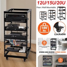 12U/15U/20U 4 Post Open Frame