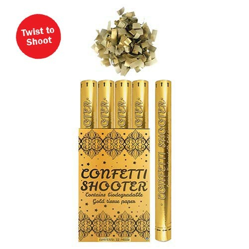 Confetti shooter gold - shooter,
