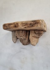 Driftwood Shelf 32 cm long x  16 cm deep. Driftwood Floating shelf with brackets
