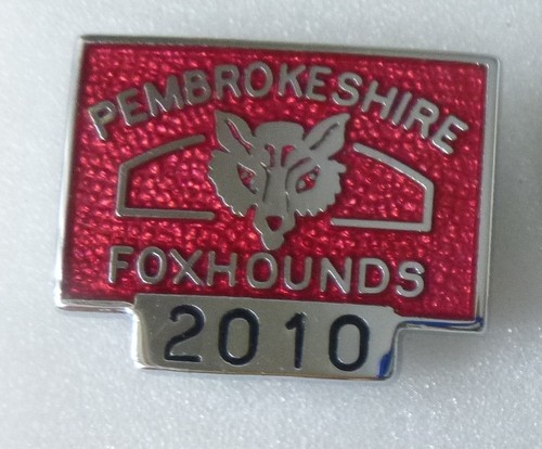 Pembrokeshire foxhunds enamel - pembrokeshire,
