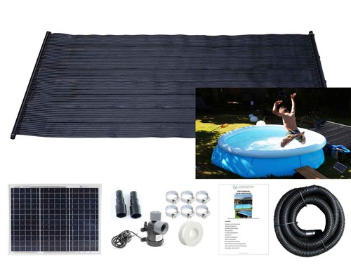 Solar swimming pool - hot, water