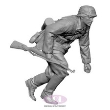 SOL RESIN FACTORY MM752, WWII German SS Infantry with Kar98k (1 Fig.) , 1:16