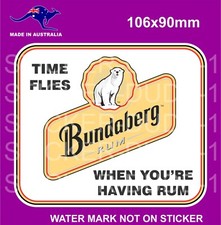 BUNDABERG RUM STICKER