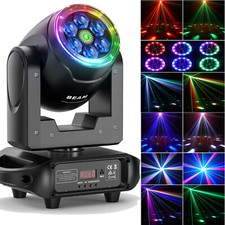 UKING 140W 6LED Laser Beam Moving Head Stage Light DMX Disco DJ Party Lights