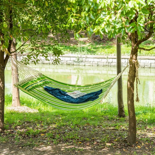Wide hammock cotton swing - hammock,