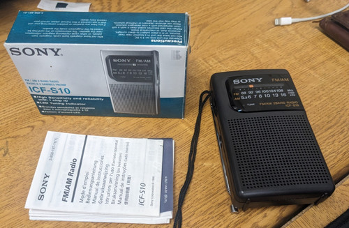 Sony icf s10 portable - icf-s10,