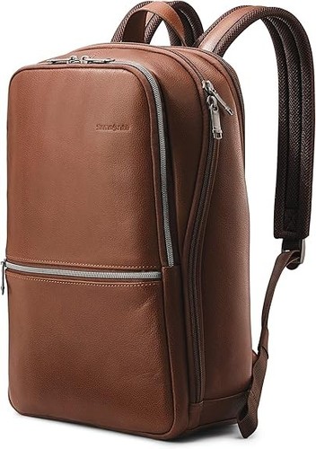 New samsonite leather - leather, slim