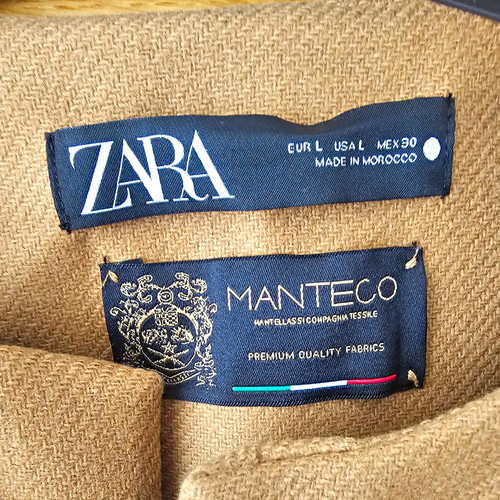 Zara manteco beige - manteco,