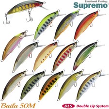 Supremo Baila 50M 4 g, 50 mm Assorted Colors Native Trout Sinking Minnow