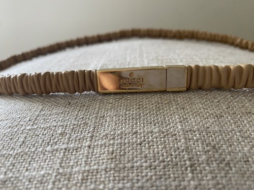 Gucci vintage nude gathered - gucci,