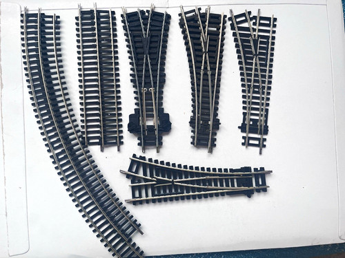 Gauge model railway track - model,