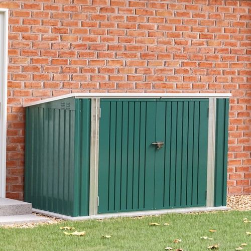 Lockable bike storage shed - lockable,