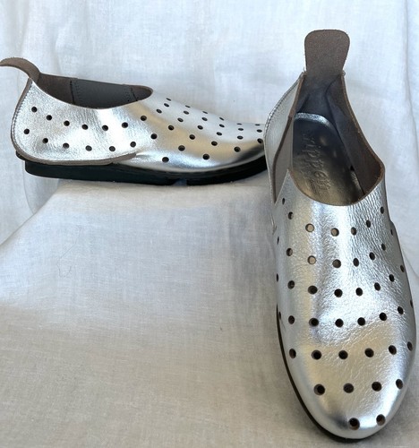 Trippen silver perforated - trippen,