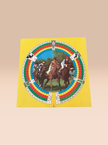 Vintage circular pferderennen - circular,