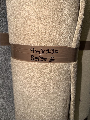 Carpet offcut beige 130cm - offcut, x