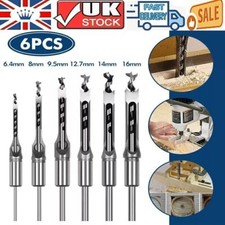 6Pcs Square Hole Drill Bit