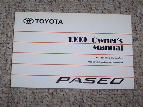 1999 toyota paseo factory - 1999,