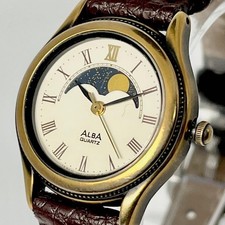 SEIKO ALBA Moon Phase Quartz
