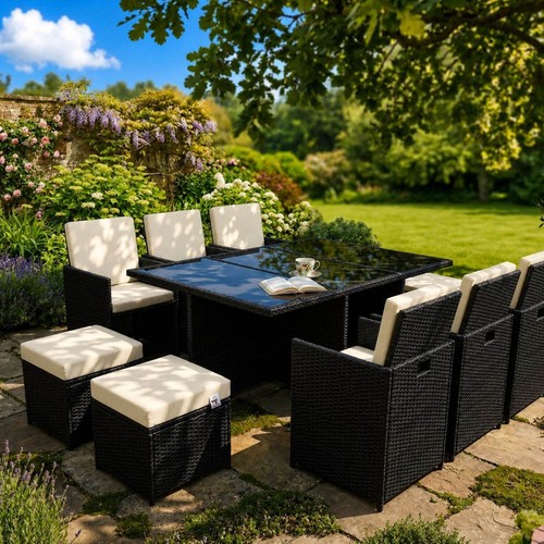 Cube rattan garden furniture - cube,