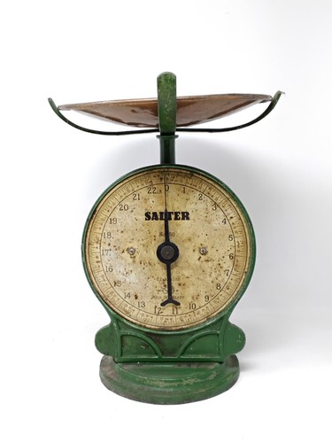 Antique salter 50 green - salter,