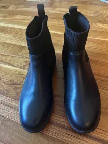 Women mbt black leather - black,