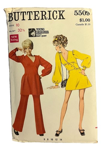 Vtg butterick 5509 mary - butterick, quant