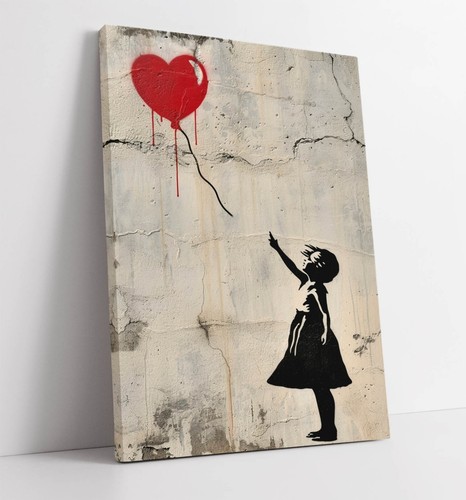 Banksy balloon girl graffiti - girl,