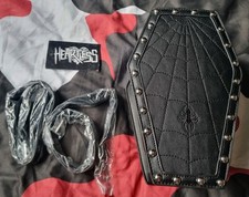 COFFIN HANDBAG / BACKPACK : Heartless Web Weaver : Gothic *Damaged Society*