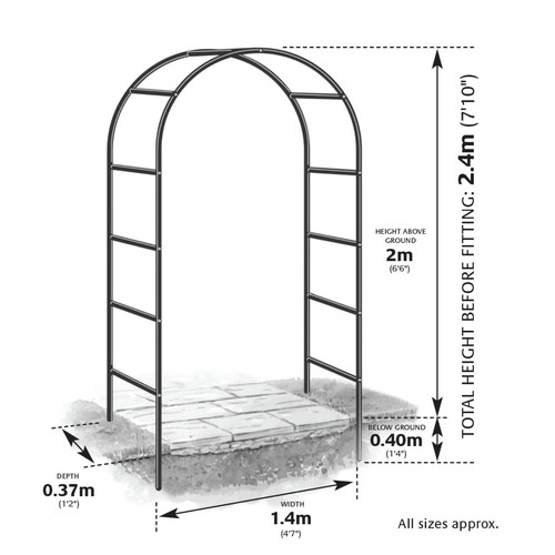 Garden arch trellis - arch,