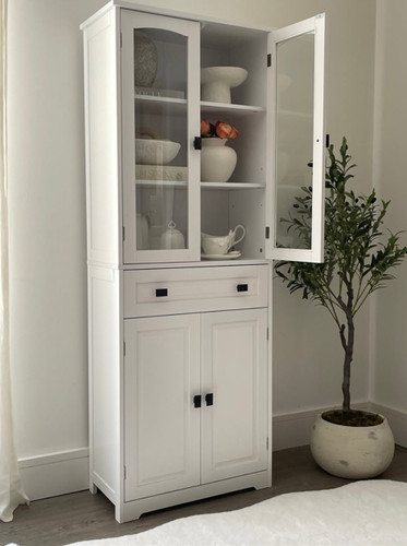 White larder unit tall - white,