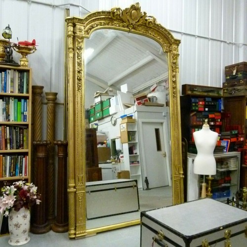 19thc gilt gesso french - gilt, pier