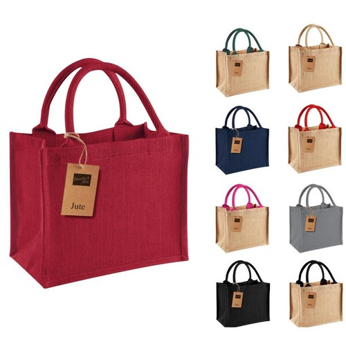 Small jute gift bag - jute,