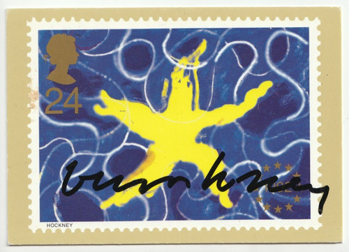 David hockney stamp original - hockney,