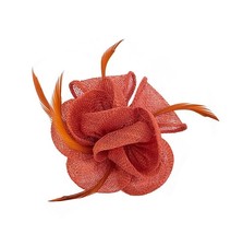 Small Feather Flower Hair Hat