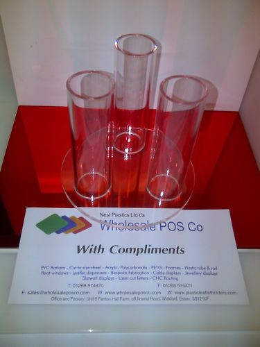 Acrylic cake separator tube - separator,