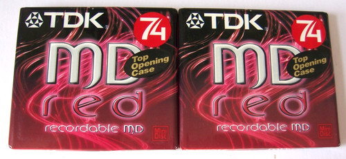 Tdk minidiscs new - tdk,