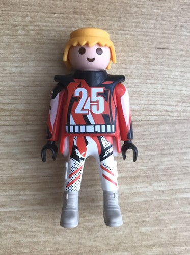 Playmobil moto cross figure - cross,