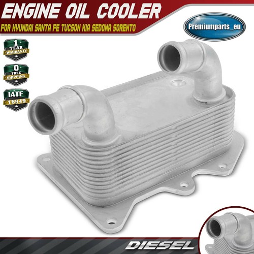 Engine oil cooler - oil,