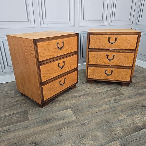 Pair retro bedside drawers - pair,