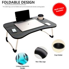 Portable Table Folding Laptop Computer Bed Tray Breakfast Reading Lap Desk Stand