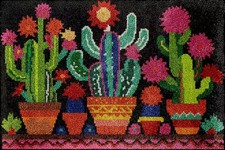 Large Cactus Tree Plant Latch