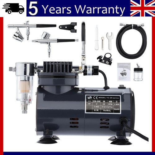 Airbrush tank with - airbrush, compressor