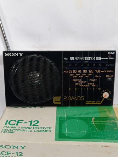 Sony icf portable radio - icf,