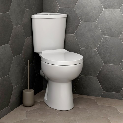 Bathroom close coupled corner - close,
