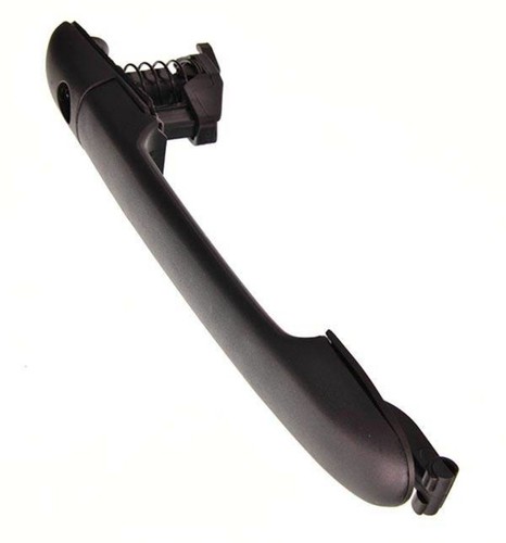 Front rear door handle black - front,