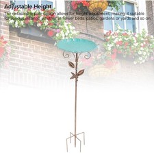 .Bird Bath Feeder With Stake