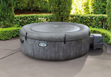Intex PureSpa Greywood Deluxe 4 Person Inflatable Hot Tub